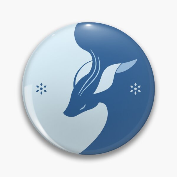 Item preview, Genshin Impact Ganyu - Sinae Unicornis Namecard Art - Dark Blue designed and sold by Cleafhaze.