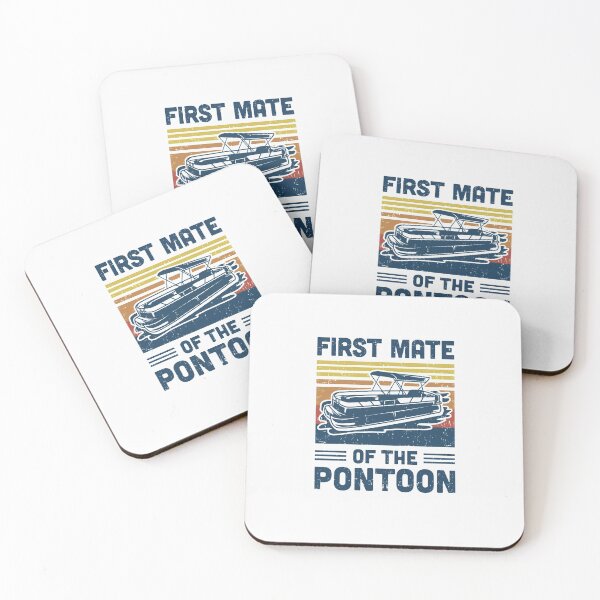 Item preview, First Mate Pontoon Boat Lover Boating Funny Pontooning designed and sold by DanielleNicolet.