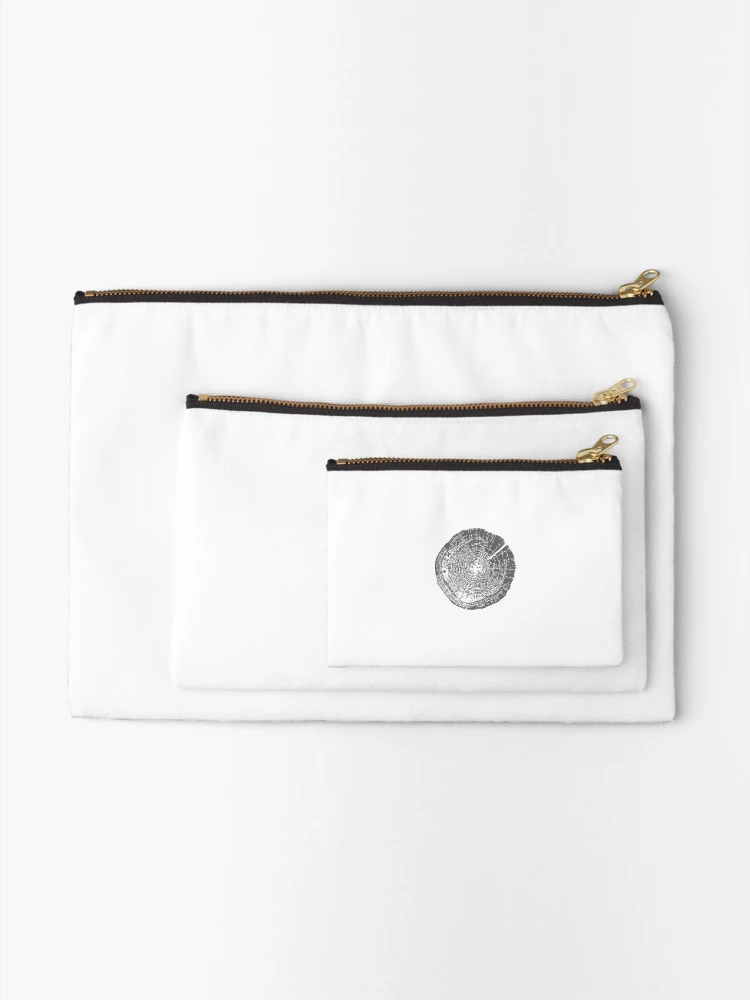 Thumbnail 2 of 4, Zipper Pouch, Tree Rings designed and sold by ChaseBig.