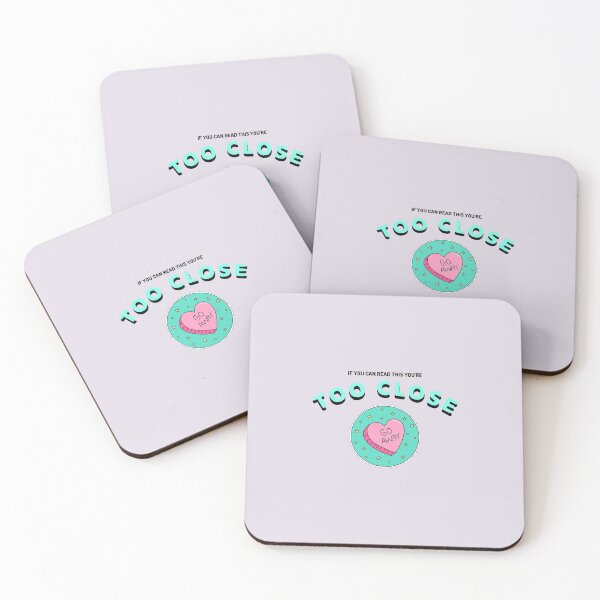 Item preview, Social Distancing, COVID 2020, too close II designed and sold by Latina Charm.
