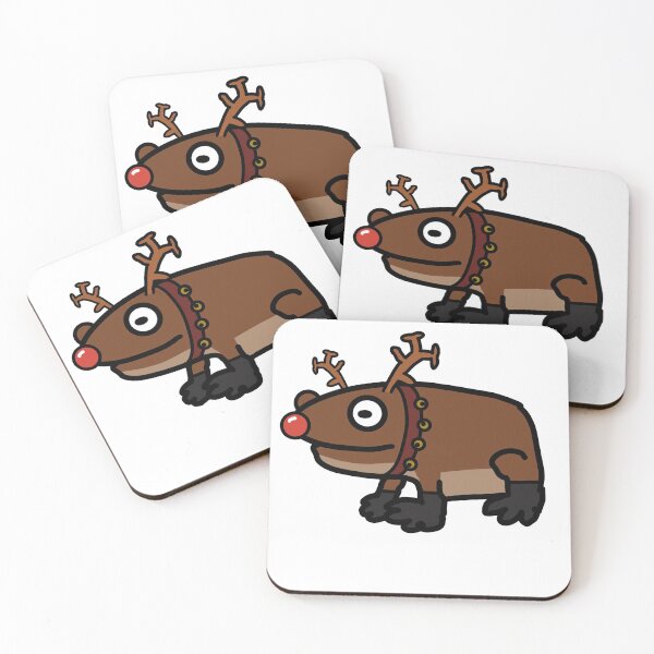 Item preview, Reindeer Frog designed and sold by firstroundpixel.
