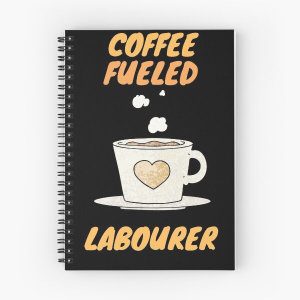 Item preview, coffee fueled labourer designed and sold by SnowballStep.