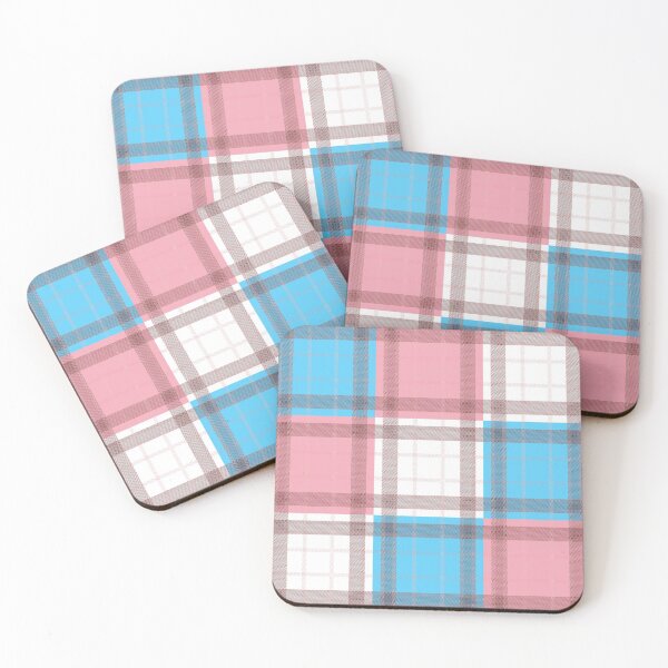 Item preview, Subtle Trans Plaid 2 designed and sold by -Gedwolcraeft-.