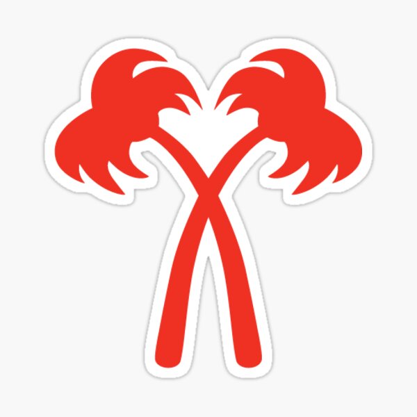 "InNOut Palm Trees" Sticker for Sale by rafimaroon Redbubble