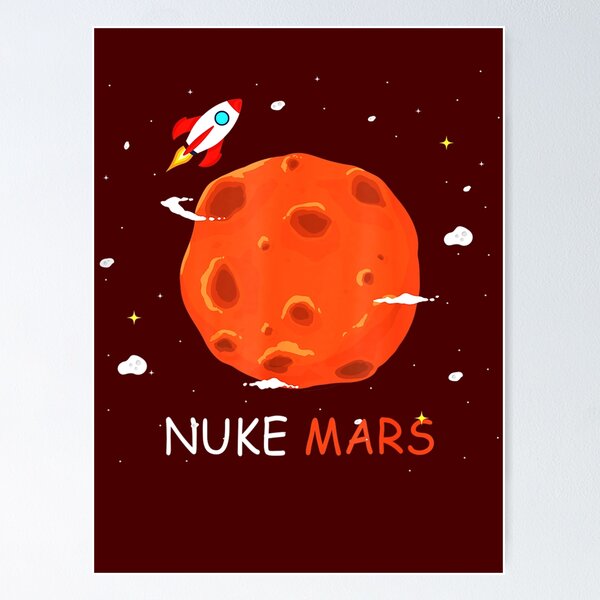 Artikel-Vorschau von Rakete um Nuke Mars, designt und verkauft von Tranguyen.