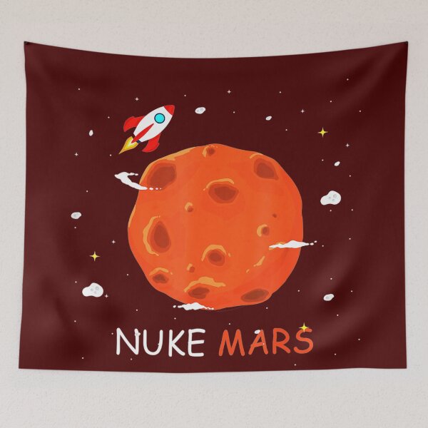 Item preview, Rocket Around Nuke Mars designed and sold by Tranguyen.