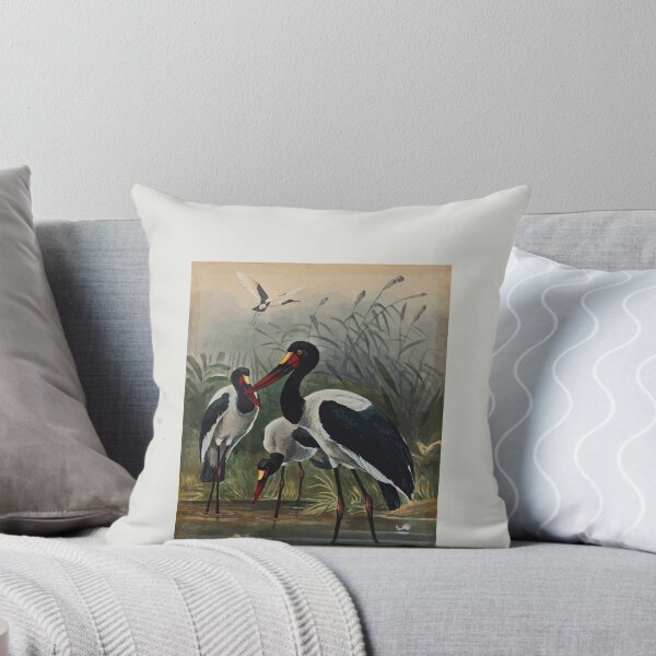 Item preview, Zoological sketches by Joseph Wolf 1861 to 1867 092 The Saddle Billed Stork designed and sold by WetdryvacRB01.