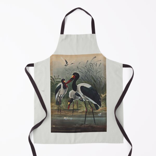Item preview, Zoological sketches by Joseph Wolf 1861 to 1867 092 The Saddle Billed Stork designed and sold by WetdryvacRB01.