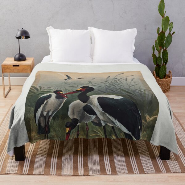 Item preview, Zoological sketches by Joseph Wolf 1861 to 1867 092 The Saddle Billed Stork designed and sold by WetdryvacRB01.
