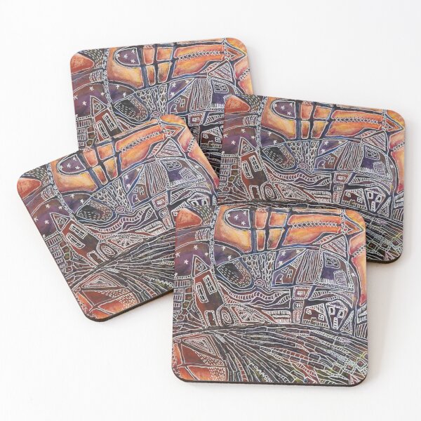 Item preview, Underneath Abstract Mental Health Trauma Issues Feelings designed and sold by studioroya.
