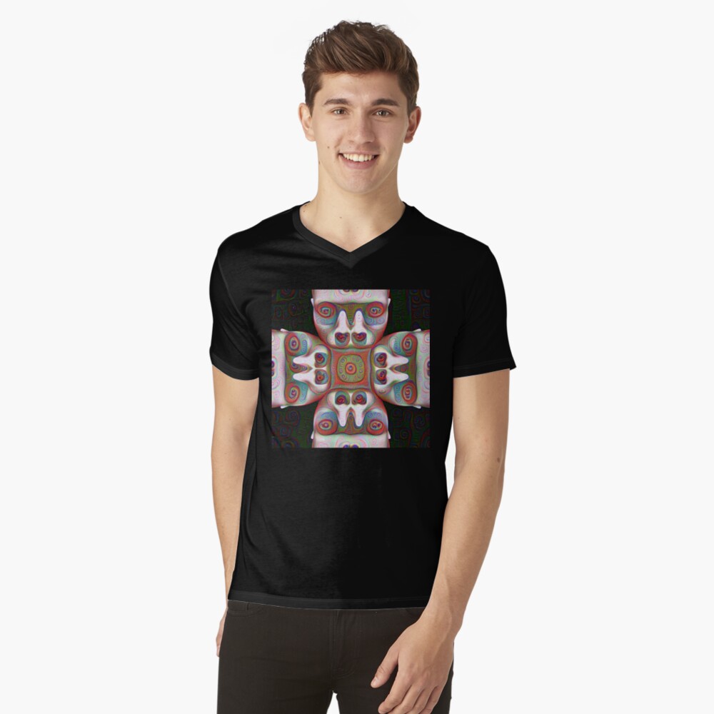 Item preview, V-Neck T-Shirt designed and sold by blackhalt.