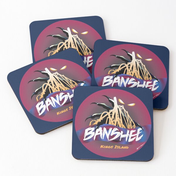 Item preview, Kings Island Banshee Design designed and sold by BrakeRoom.
