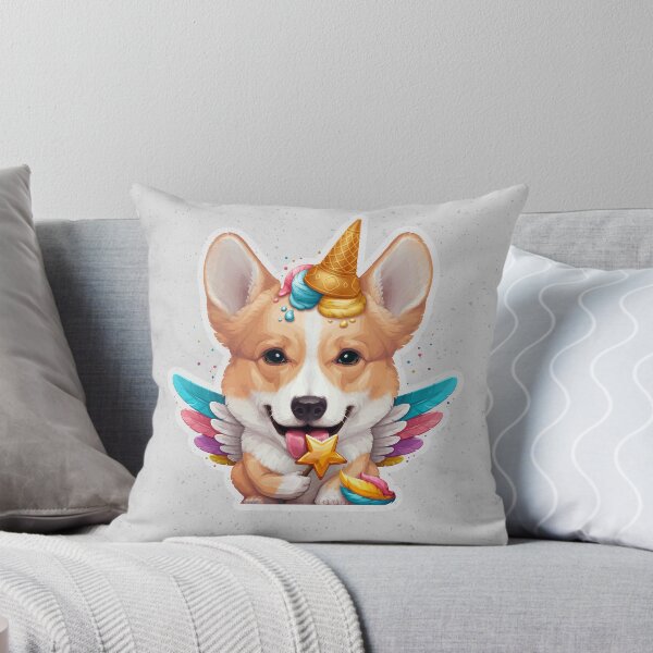 Item preview, Welsh Corgi Ice Cream Unicorn designed and sold by anmlz.