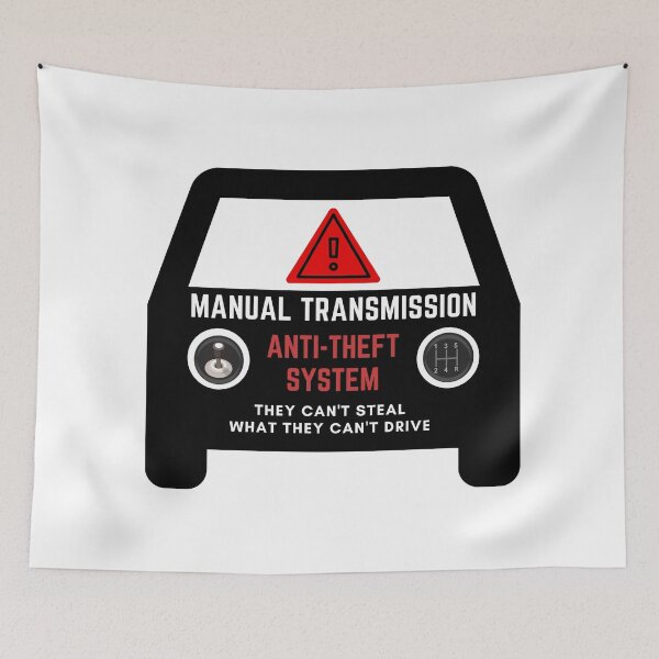 Item preview, Anti-Theft System Manual Transmission (They Can't Steal What They Can't Drive) designed and sold by molamode.