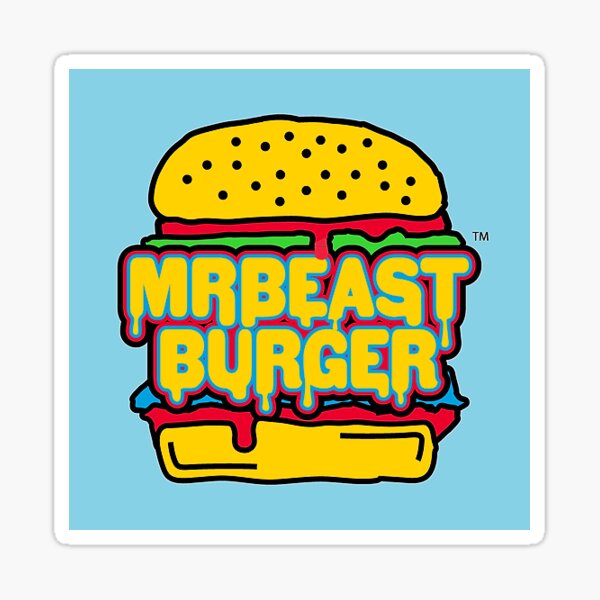 MrBeast Burger Sticker