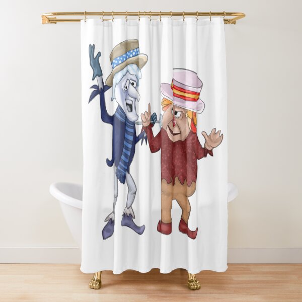 "Snow miser and heat miser" Shower Curtain for Sale by shabby787