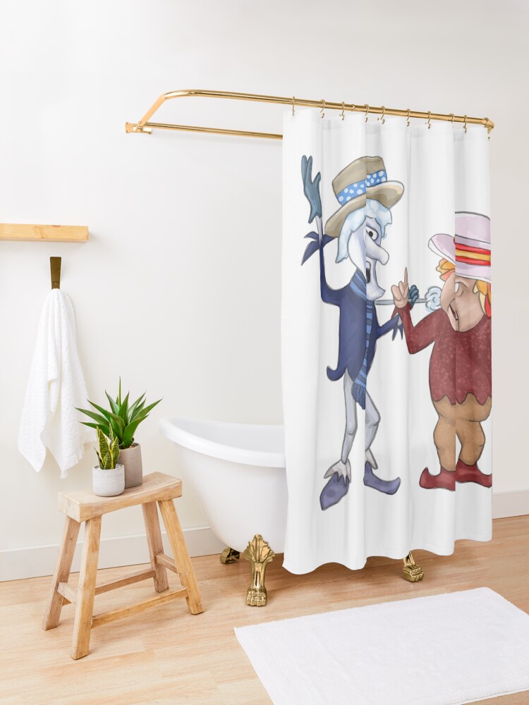 "Snow miser and heat miser" Shower Curtain for Sale by shabby787