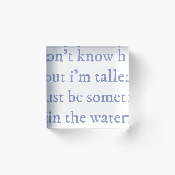 Garden Song Punisher Acrylic Block