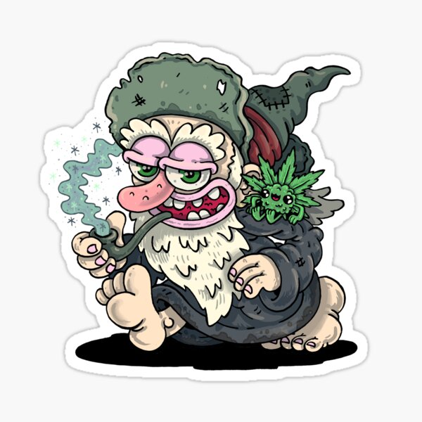 Item preview, Duende Loco - Weed s Elf designed and sold by ArtxcL.