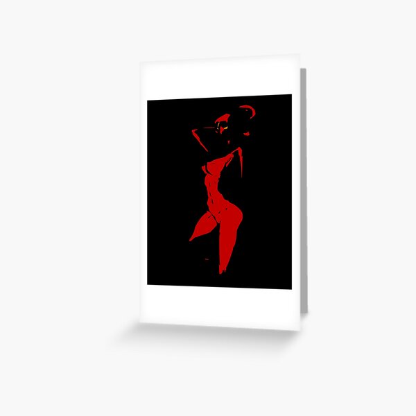 figura de sombra Tarjetas de felicitación