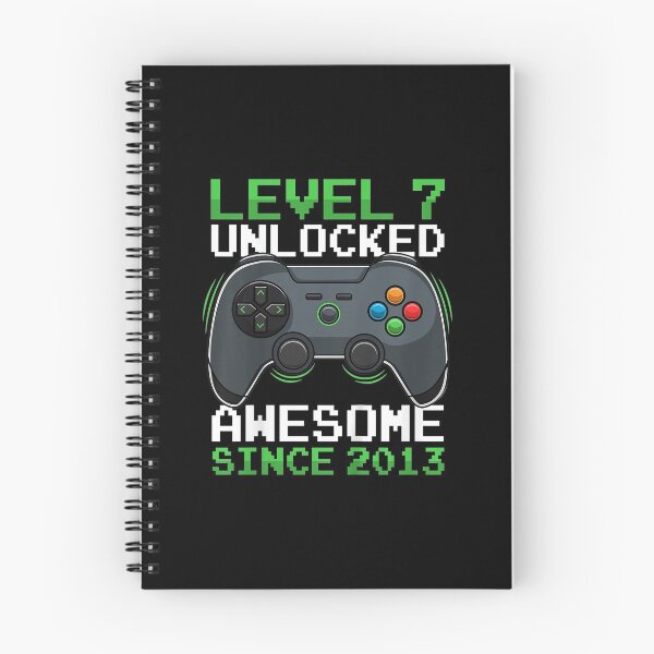Item preview, Kids Level 7 Unlocked 7 Years Old Video Gamer Birthday Gift Boys designed and sold by tomlopez2001us.