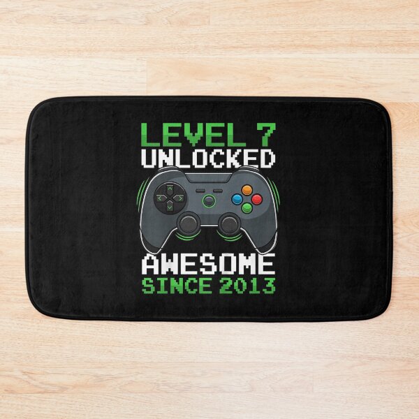 Item preview, Kids Level 7 Unlocked 7 Years Old Video Gamer Birthday Gift Boys designed and sold by tomlopez2001us.