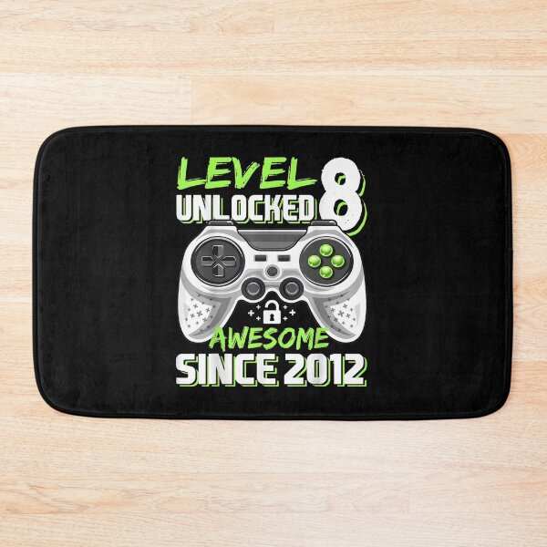 Item preview, Level 8 Unlocked Awesome Since 2012 Video Game 8th Birthday designed and sold by tomlopez2001us.