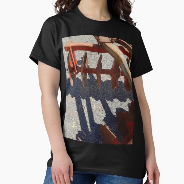 Item preview, Red Disk Plough by Adelaide Artist Avril Thomas at Magpie Springs designed and sold by MagpieSprings.