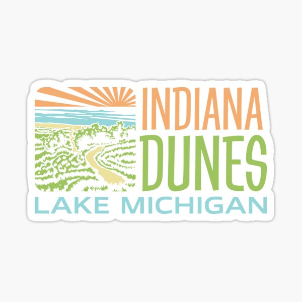 Trail to Dunes Sunset Sticker