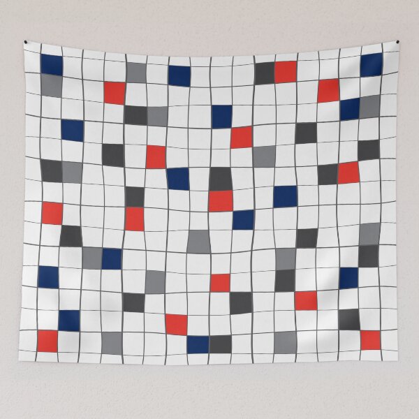 Item preview, Wavy Lines and Squares designed and sold by Amy VanMeter.