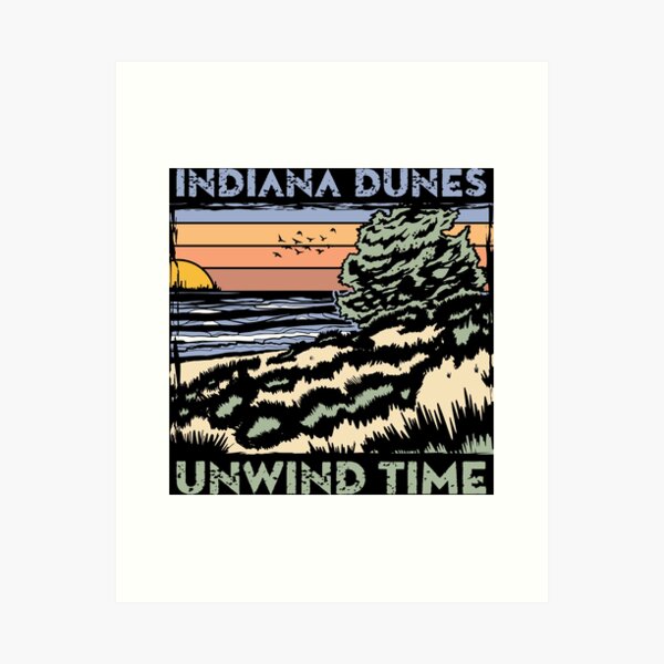 Unwind Dunes Art Print