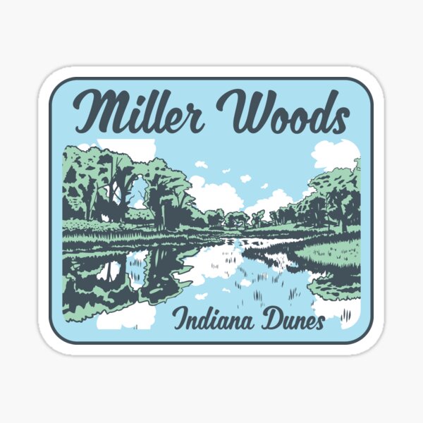 Woods Miller Dunes Sticker