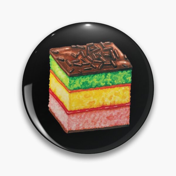 Item preview, Italian Rainbow Cookie Pattern - Black designed and sold by Kelly  Gilleran.