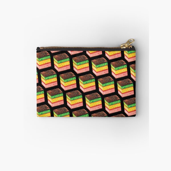 Item preview, Italian Rainbow Cookie Pattern - Black designed and sold by Kelly  Gilleran.