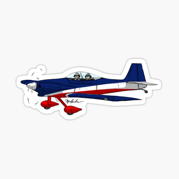 American Flag RV4 N3369J Sticker