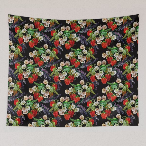 Item preview, Strawberry plant with leaves designed and sold by matrioshka.