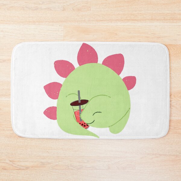 Item preview, dino boba (hugging strawberry bubble tea) designed and sold by leiriin.