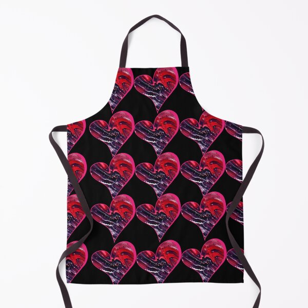 Item preview, Sheek Velvet N' Black Marbled Heart designed and sold by DaughterofYah.