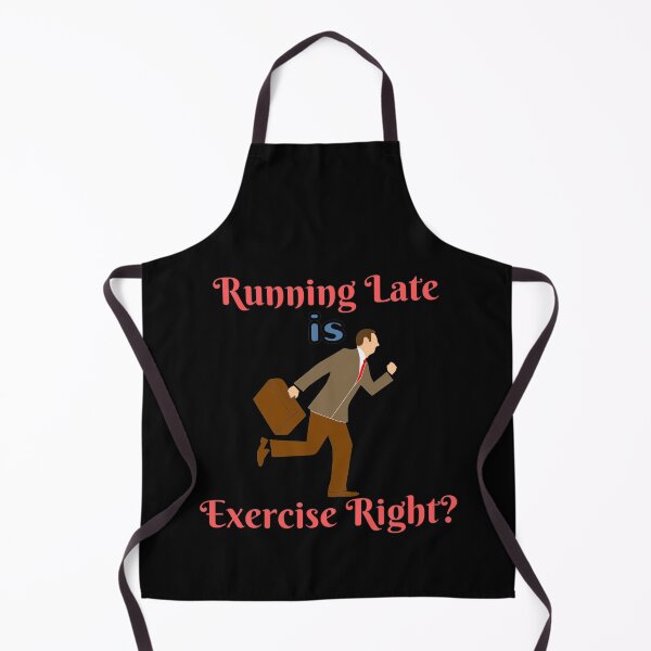 Item preview, Running Late Is Exercise Right? designed and sold by StephenMollie.