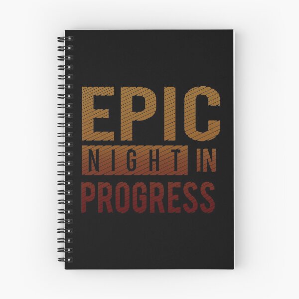 Item preview, Epic Night in Progress designed and sold by BaitHook.
