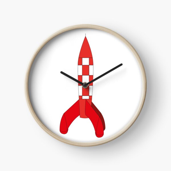 Fusée Tintin Horloge