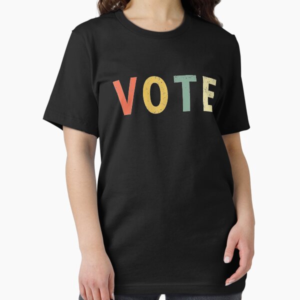 Vista previa del artículo con la obra «Camiseta Voto Retro Derechos Voto Sufragio Igualdad Elección», diseñado y vendido por tomlopez2001us.
