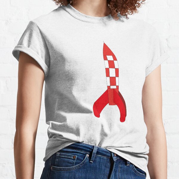 Fusée Tintin T-shirt classique