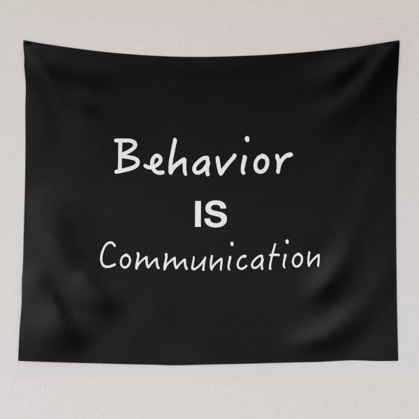 Item preview, Funny Behavior is Communication Cool Psychology Humor Design designed and sold by funTTimes.