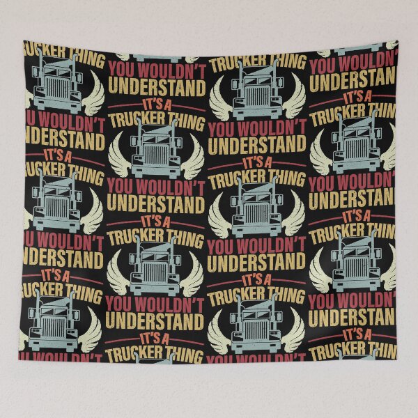 Item preview, It's A Trucker Thing You Wouldn't Understand Trucking Life designed and sold by GravitiTees.