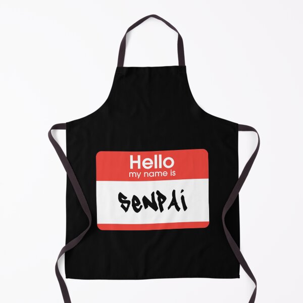 Item preview, Hello My Name Is Senpai Label designed and sold by everything4eva.