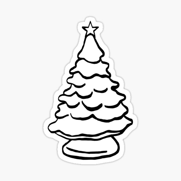 Item preview, Christmas tree outline  designed and sold by kristinamj99.