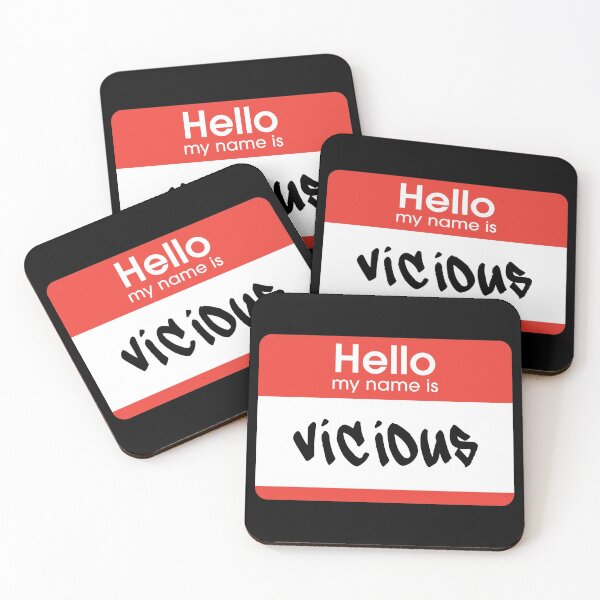 Item preview, Hello My Name Is Vicious Label  designed and sold by everything4eva.