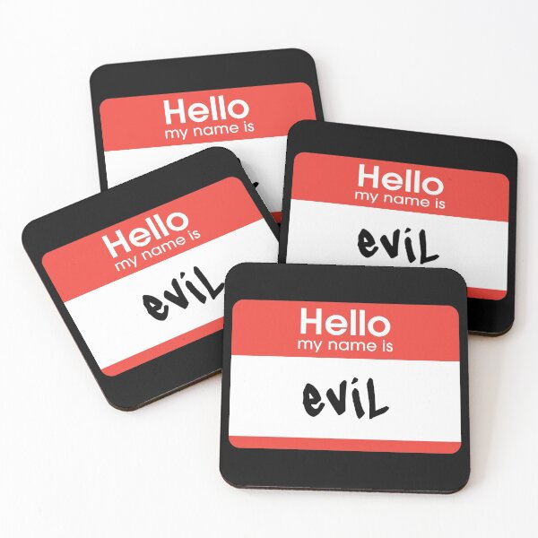 Item preview, Hello My Name Is Evil Label  designed and sold by everything4eva.