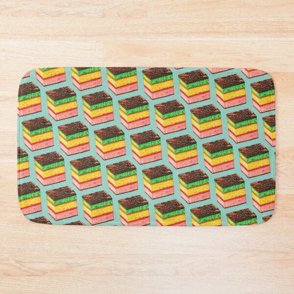 Item preview, Italian Rainbow Cookie Pattern - Blue designed and sold by Kelly  Gilleran.